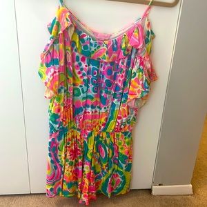 Lilly pulitzer off shoulder romper